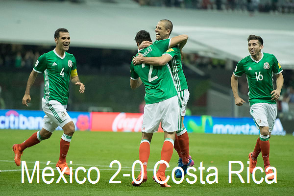 Checa los goles de Mexico 2 a 0 sobre Costa Rica rumbo a Rusia 2018